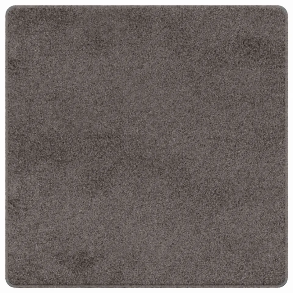 vidaXL Tapijt Loper Grijs 100 x 100 cm 100% Polypropylene Tuft