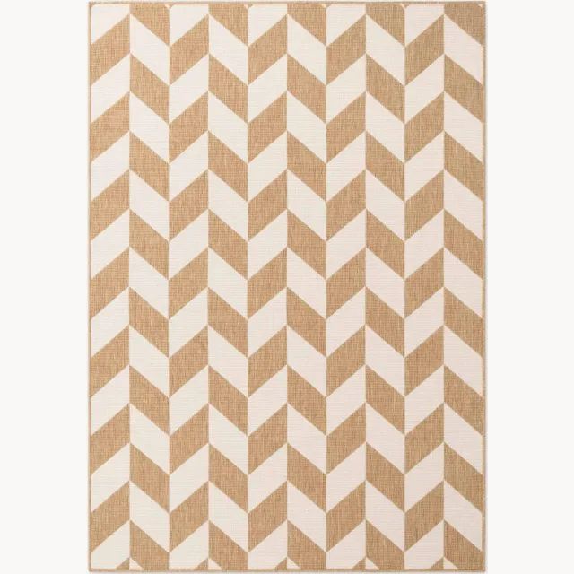 Ted Baker Laagpolig in- & outdoor vloerkleed Terrick Beige