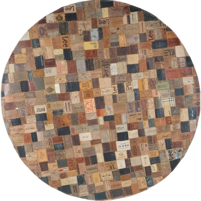 Veer Carpets Karpet Royal Labels Rond ø200 cm Bruin