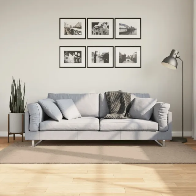 vidaXL Vloerkleed HUARTE laagpolig zacht wasbaar 100x200cm zandkleurig, foto 2