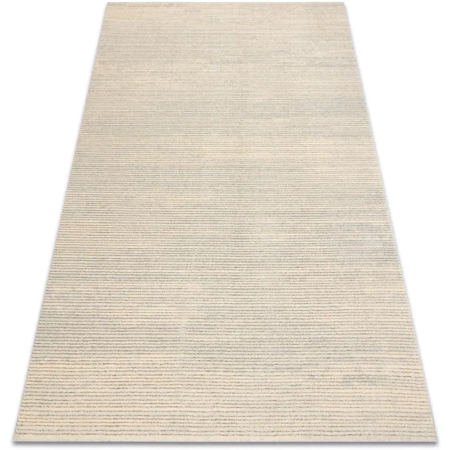 RUGSX Kleden Rugsx FLUX 461.93.AE120 wollen tapijt OSTA - Lijnen, 80x140 cm Beige