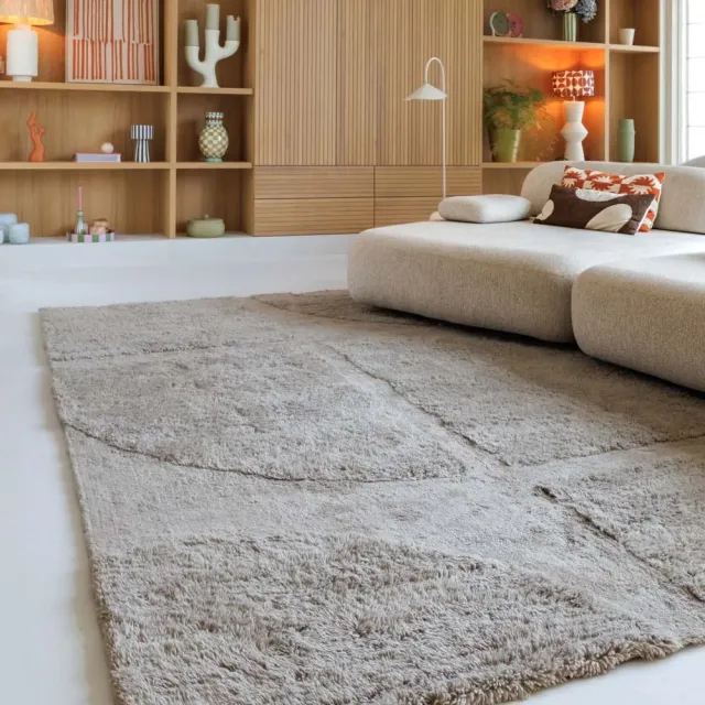 Nordic Weavers Design vloerkleed - Tjørne Elv Taupe