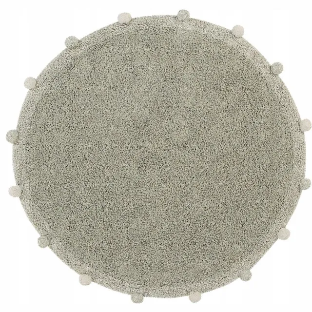 Lorena Canals Kinderspeelkleed - Bubbly Natural - Olive - Ø 120 cm