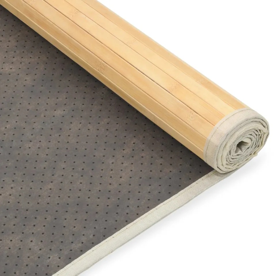 vidaXL Tapijt 80x200 cm bamboe natuurlijk beige, foto 4