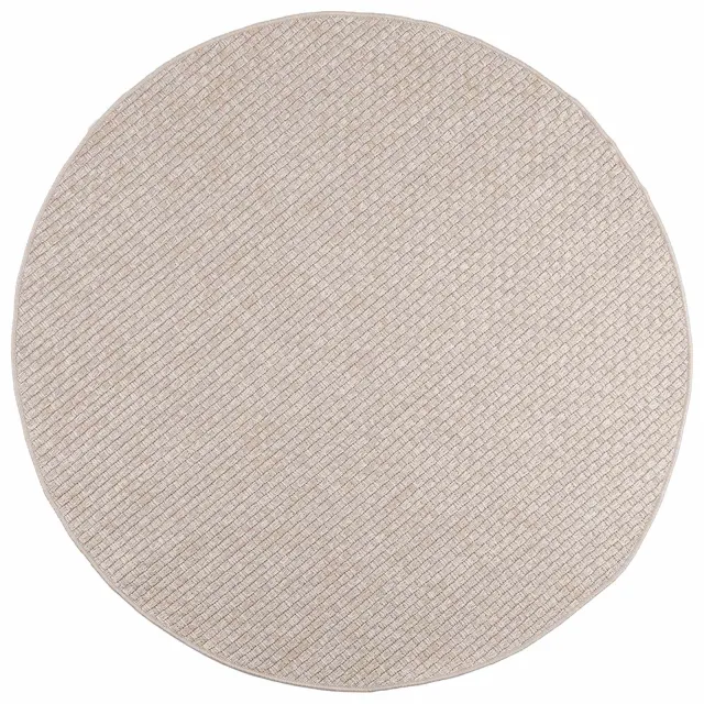 vidaXL Vloerkleden Rond FARO Crème Ø 160 CM Polyester