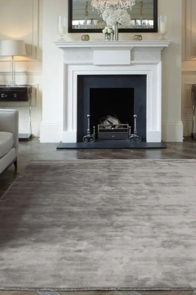 Katherine Carnaby Chrome Taupe Vloerkleed - 170x240 - Rechthoek - Laagpolig Tapijt - Modern - Taupe