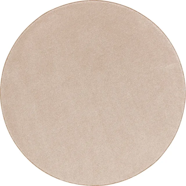 Snapstyle Vloerkleed Hoogpolig luxe velours Touch rond goud