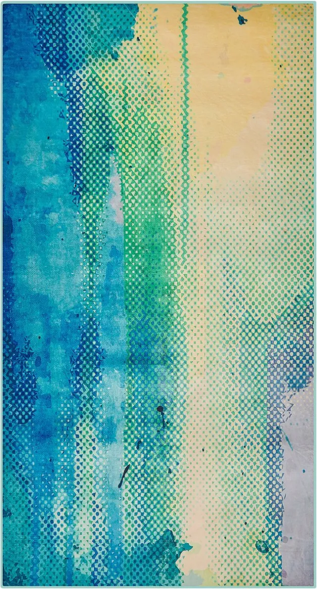 Beliani SUSUZ - Laagpolig vloerkleed - Marineblauw - Polyester