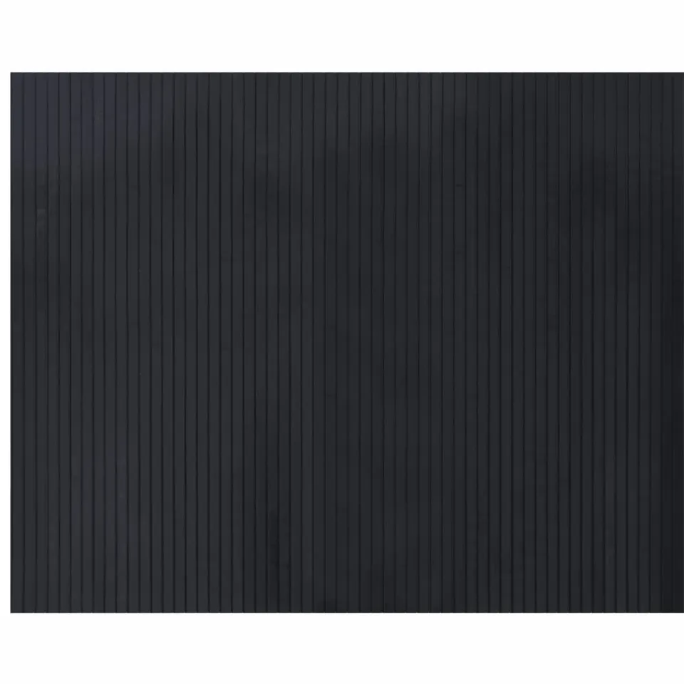 vidaXL Vloerkleed rechthoekig 80x100 cm bamboe zwart, foto 3