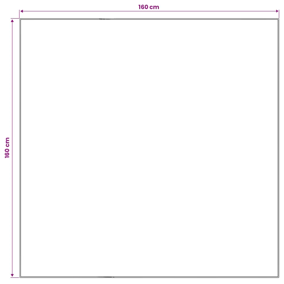vidaXL Vloerkleed ORIZ Meerkleurig 160 x 160 cm 100% polyester, foto 3