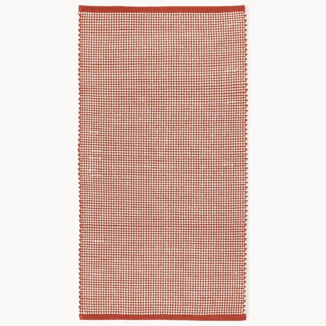 Westwing Collection Handgeweven wollen vloerkleed Amaro Terracotta