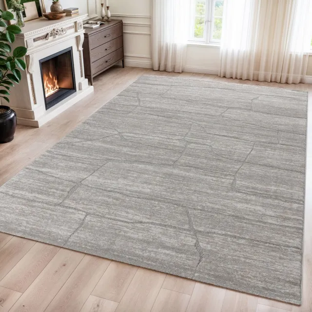 Muratap Vivant Marmer - Vloerkleed Laagpolig - Beige Creme