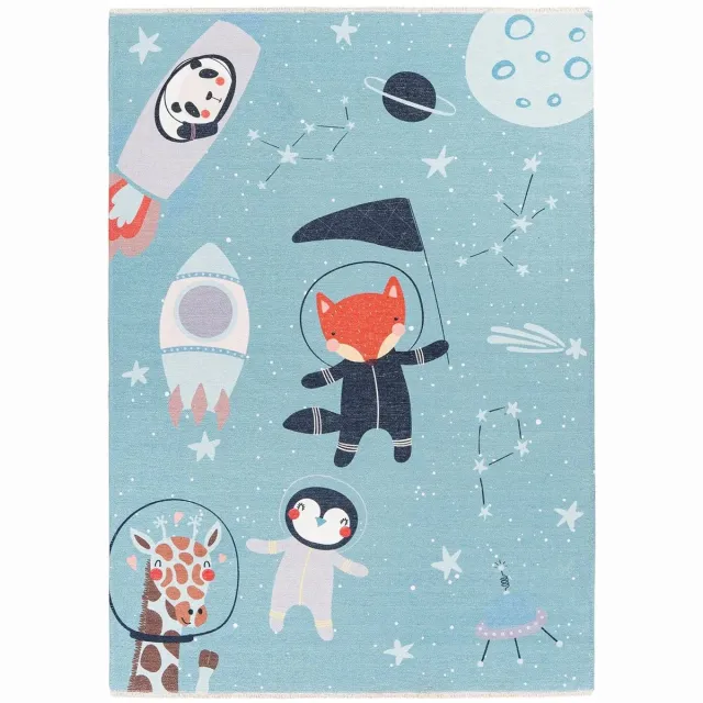 Dutch XXL Kindervloerkleed | Tapijt | Joanna | Ruimte | Blauw