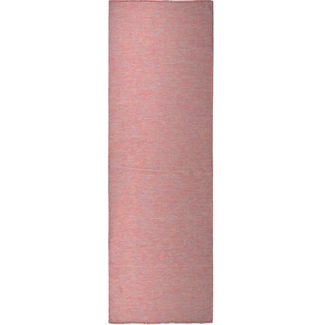 vidaXL Buitenkleed platgeweven 80x250 cm rood