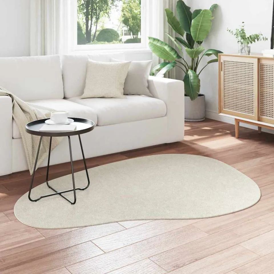 vidaXL Tapijt HUARTE Crèmekleurig 120 x 170 cm Polyester, foto 3