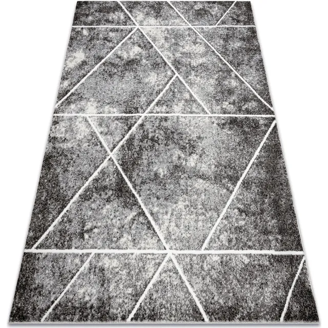 RUGSX Kleden Rugsx Tapijt MATEO 8031/644 Modern, geometrisch, driehoe Grijs
