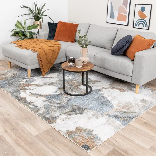 Fraai Wasbaar abstract vloerkleed - Misha Flow Multicolor - 200x290cm