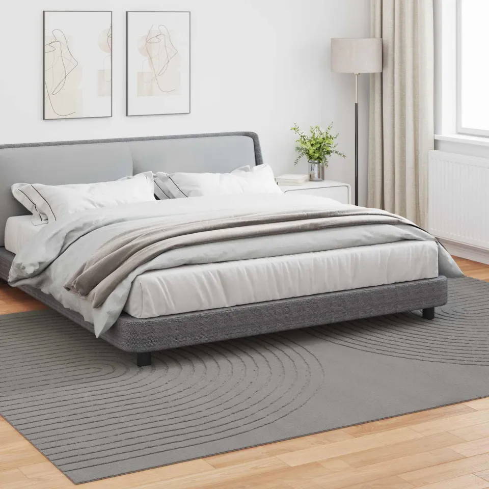 vidaXL Binnen kleed GALATI Grijs 200 x 280 cm Polyester Medium Pile, foto 3
