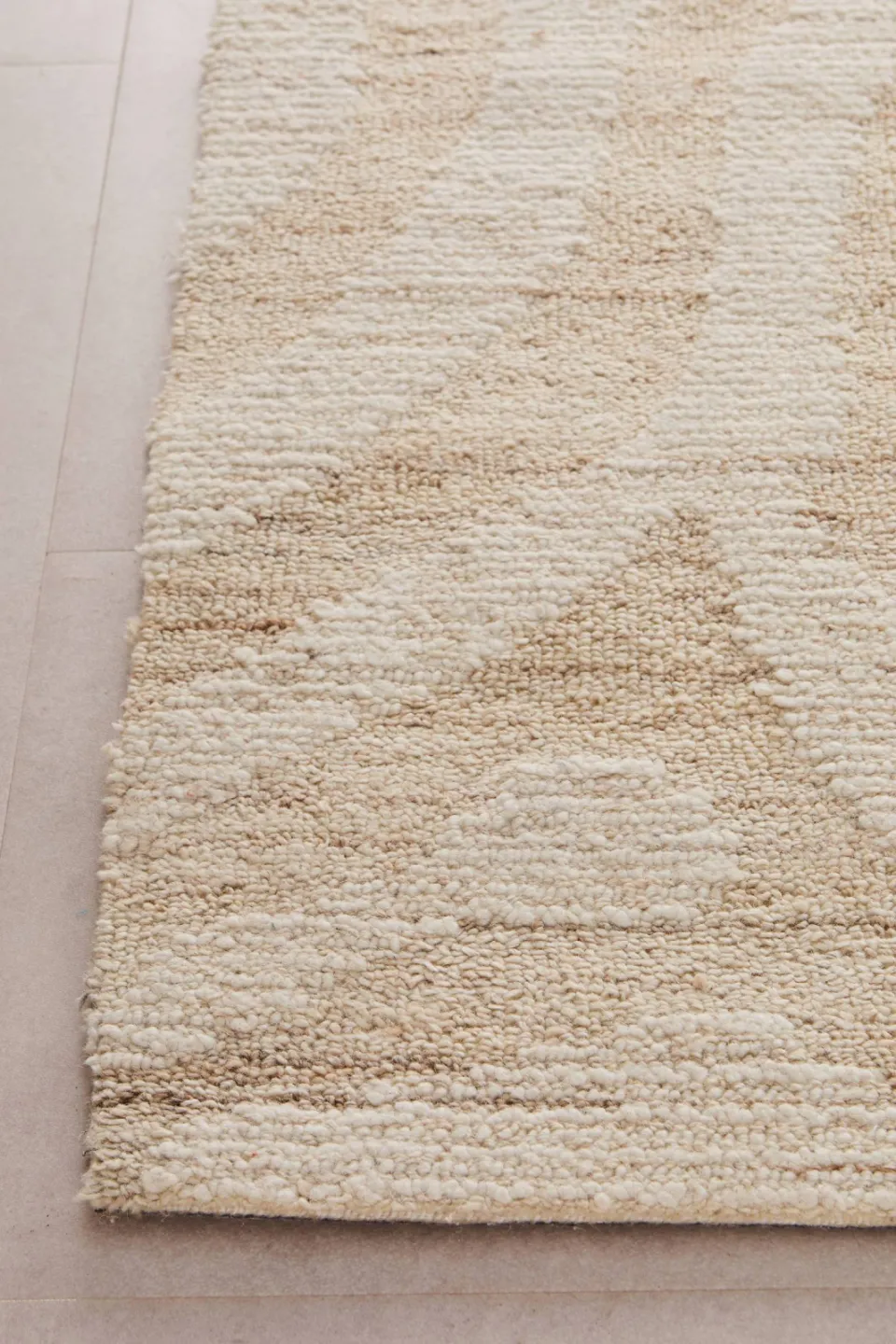 NOUS Living Amory vloerkleed wol beige, foto 4
