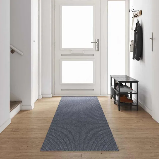 vidaXL Tapijt Loper Grijs 80 x 500 cm Stof, foto 2