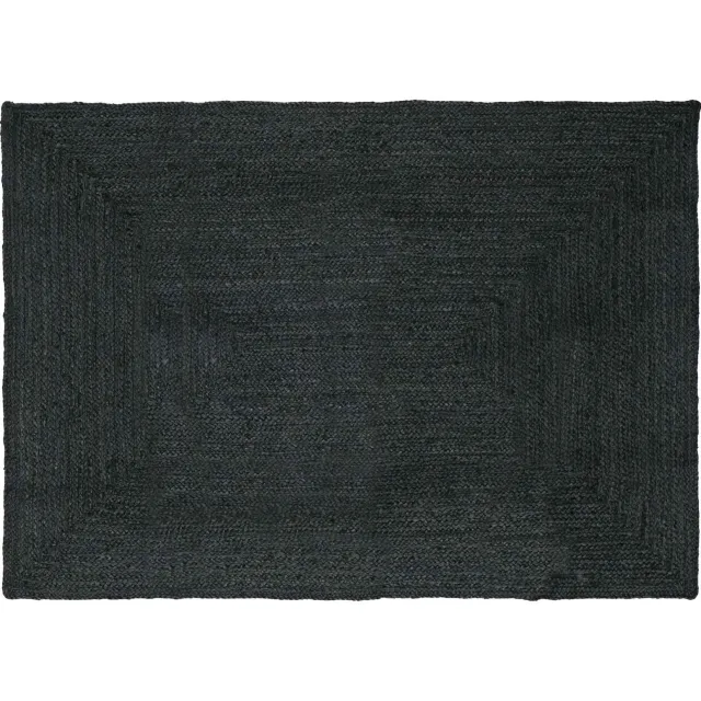 vidaXL Gebied Tapijt Donkergrijs 160 x 230 cm Jute