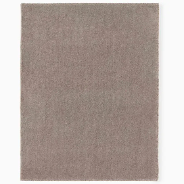 Westwing Collection Handgeweven wollen vloerkleed Zayne Taupe