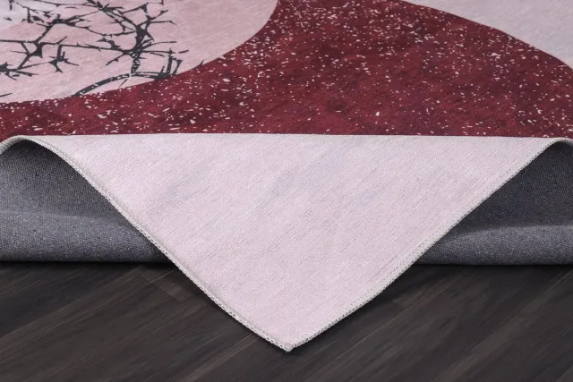 Netline Home Vloerkleed | Wasbaar Vloerkleed | Antislip | Wasbaar Tapijt voor Keuken, Slaapkamer, Hal, Woonkamer | Vloerkleed Oosters Design Tapijt | Laagpolig (200X290) lichtroze