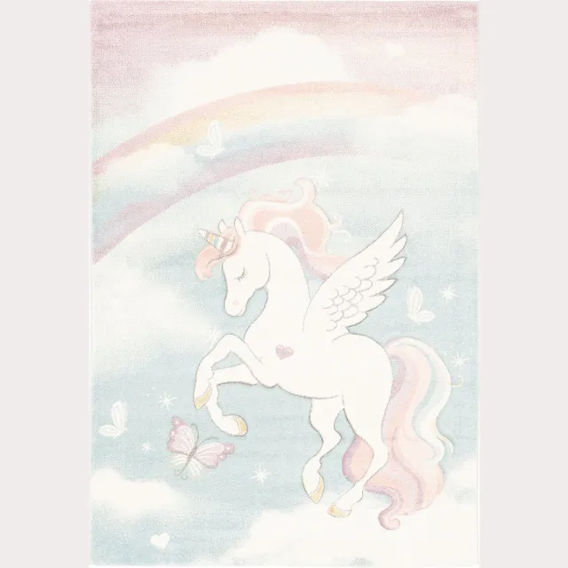 Pergamon Vloerkleed Maui Kids Pastel Eenhoorn Mulit