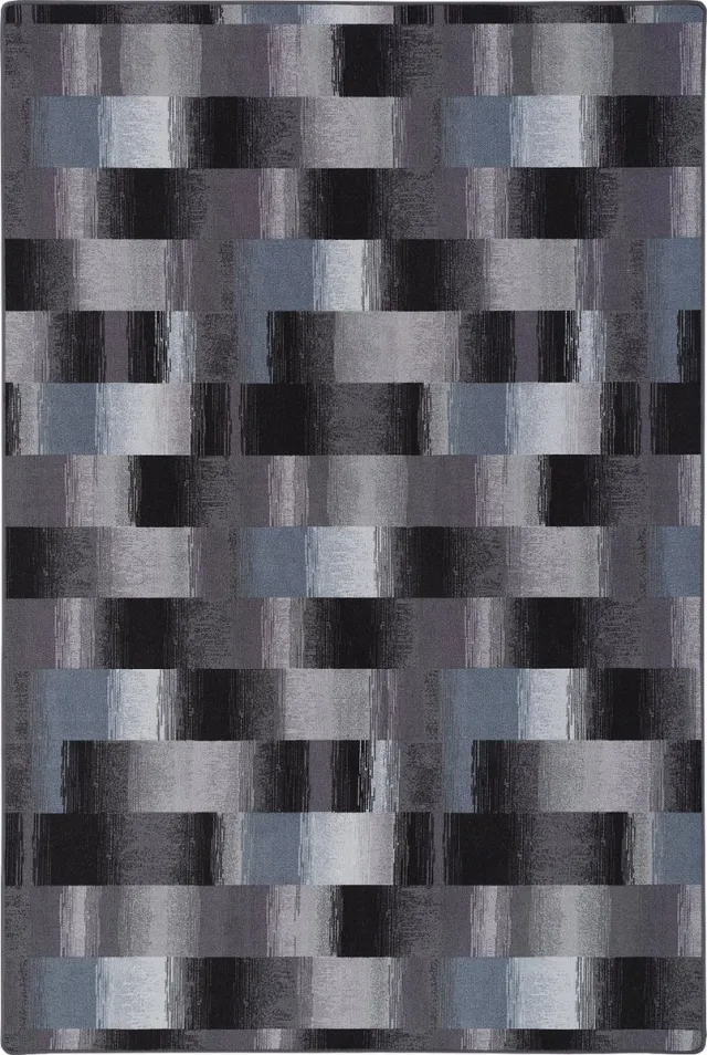 Snapstyle Vloerkleed Designer Velours Mystic Check Blauwgrijs