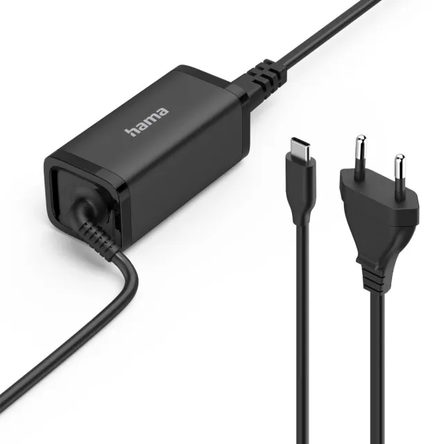 Hama CARGADOR USB PARED HAMA GAN 45W USB-C Zwart
