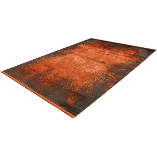 Lalee Pierre Cardin Elysee Lalee- Vintage - Super zacht - Shinny - acryl viscose - Vloerkleed – hotel sjiek - design tapijt fraai – modern designer Karpet - Terra zwart