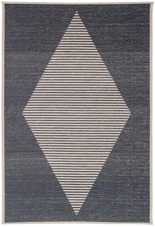 AFK Living Decoratief binnen buiten tapijt DIATONIQUE blauw