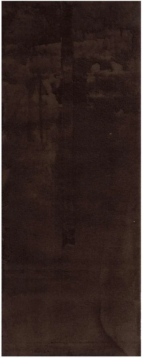 vidaXL Tapijt - HUARTE - Bruin - 80 - x - 200 - cm - 100% - Polyester - Plat