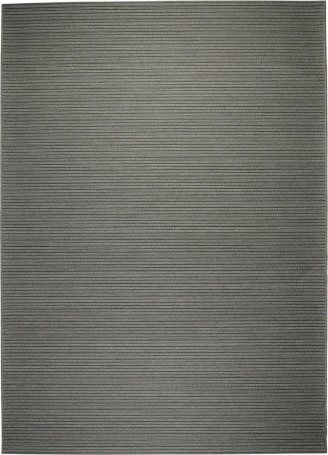 Zuiver Waves Vloerkleed 170x240 Grijs/Groen Oranje