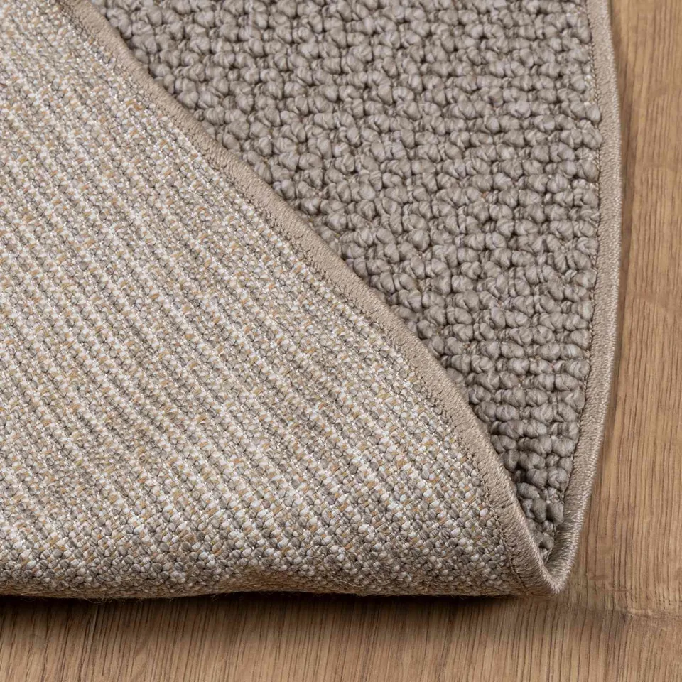 vidaXL Binnen kleed LUGO Crème-taupe Ø 120 cm Polyester, foto 4