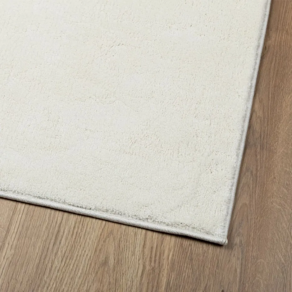 vidaXL Vloerkleed OVIEDO laagpolig 200x280 cm crèmekleurig, foto 4