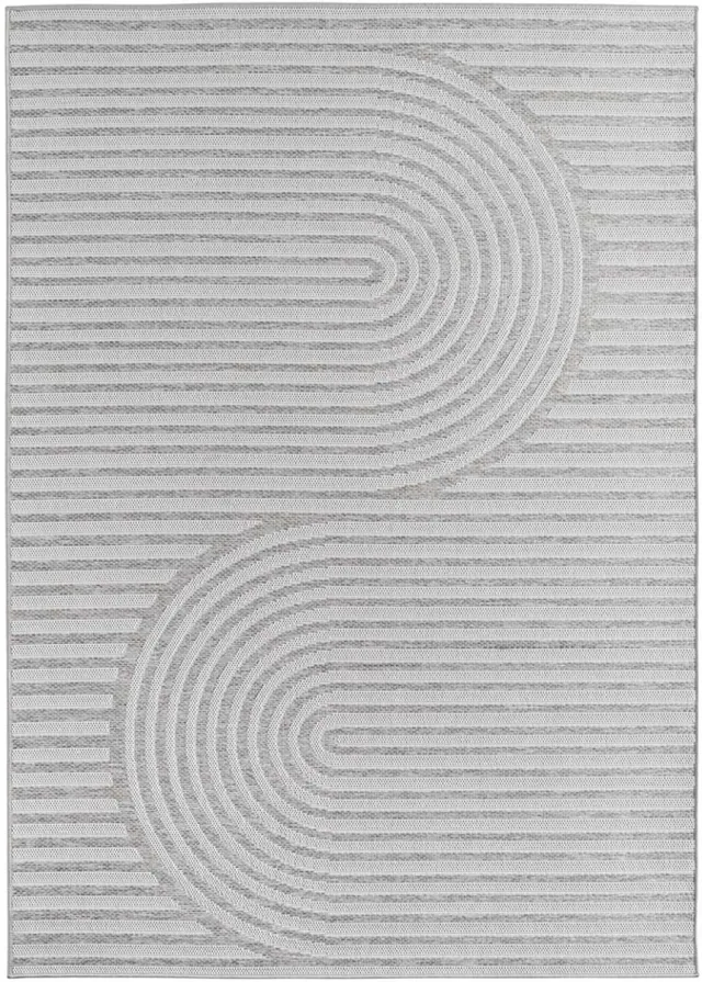 TrueWeave Buitenkleed - Mira Curve grijs 140x200