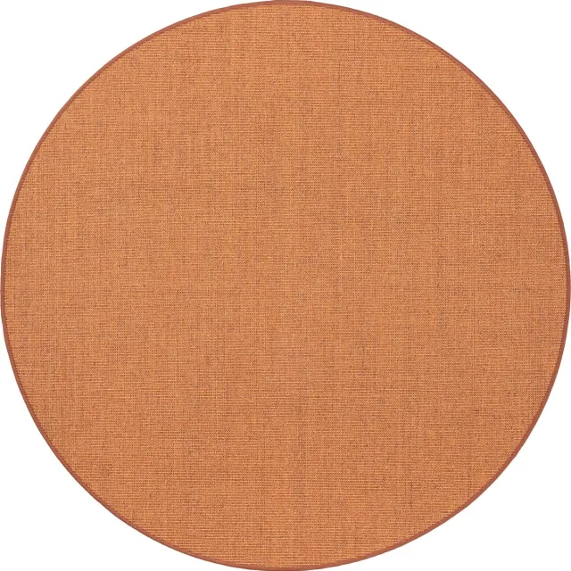 Snapstyle Vloerkleed Sisal Natuur Rond Bruin