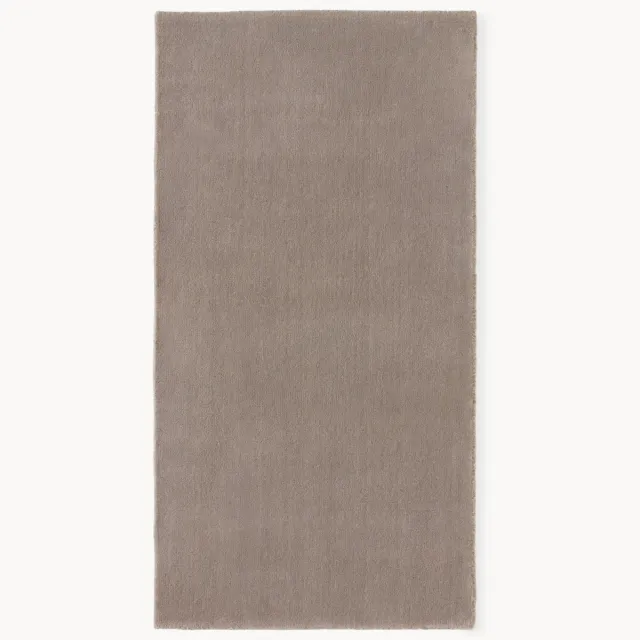 Westwing Collection Handgeweven wollen vloerkleed Zayne Taupe