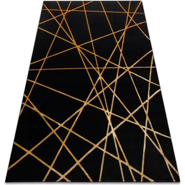 RUGSX Kleden Rugsx Tapijt GLOSS modern 406C 86 stijlvol, glamour, 240x330 cm Zwart