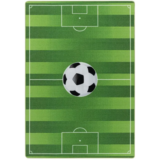 Dutch XXL Kindervloerkleed | Tapijt | Play | Voetbalveld | Groen | 160x230 cm