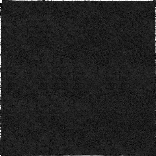 vidaXL Vloerkleed - PAMPLONA - shaggy - hoogpolig - modern - 240x240 - cm - zwart