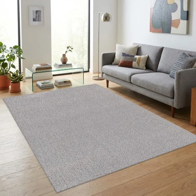 TapisTrend Designer tapijt Grijs 160x230 cm Modern, effen gemêleerd vloerkleed met een fijne textuur voor de woonkamer, slaapkamer en eetkamer