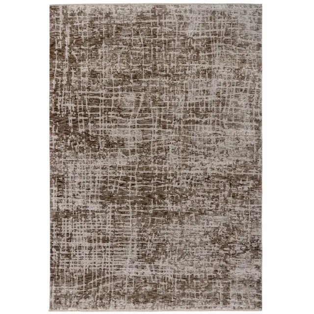Dutch XXL Vintage Vloerkleed | Tapijt | Amora | Lijnen | Taupe