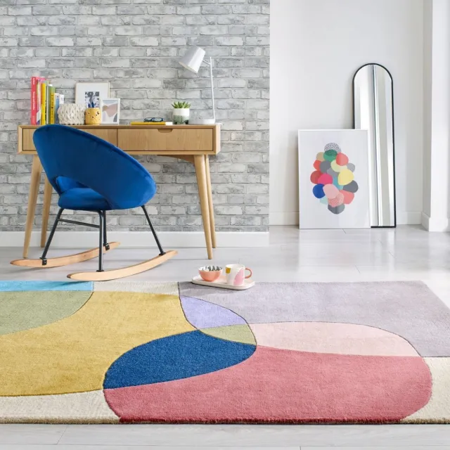 Flair Rugs Vloerkleed 'Radiance, Glow' - Multicolor/Veelkleurig - 120x170 cm