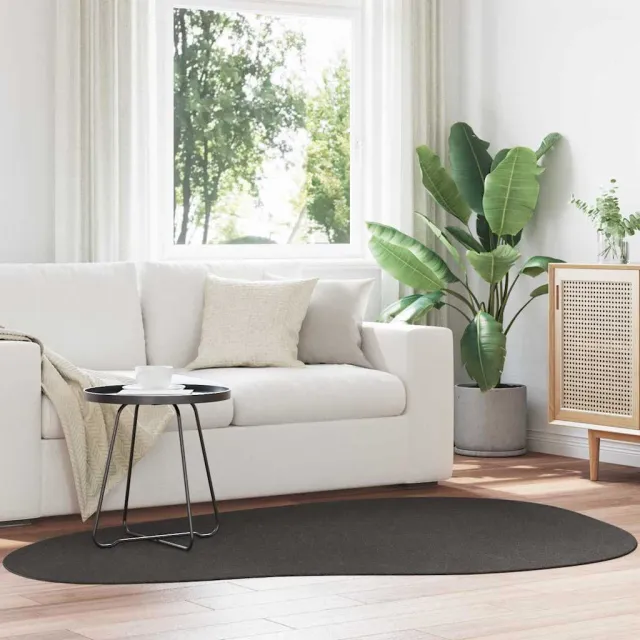 vidaXL Tapijt HUARTE Antraciet 140 x 200 cm Polyester, foto 2