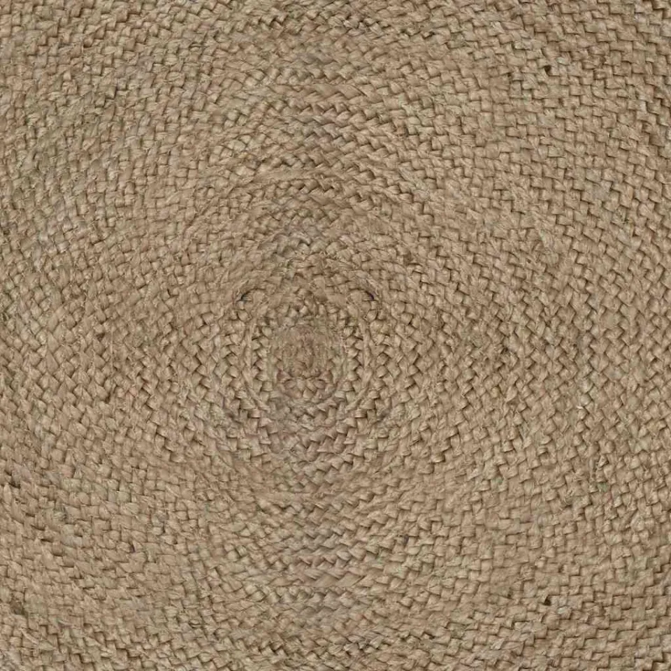 vidaXL Vloerkleden Grijs 120 x 120 cm Jute, foto 2