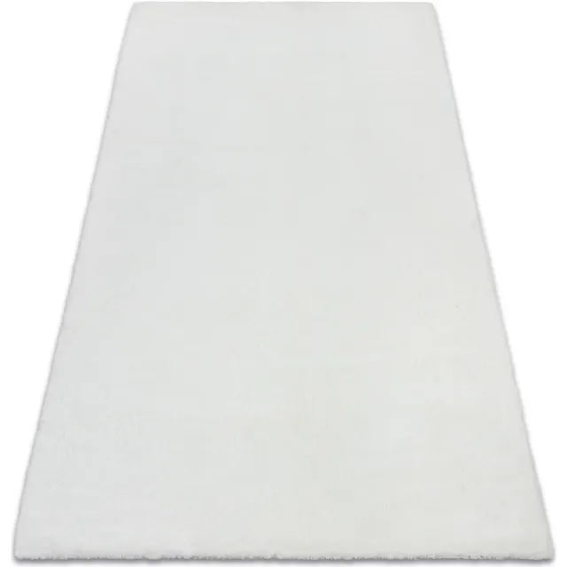 RUGSX Kleden Rugsx Tapijt BUNNY wit IMITATIE konijnenvacht 80x150 cm