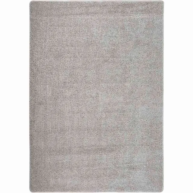 vidaXL Vloerkleed shaggy anti-slip 160x230 cm lichtgrijs
