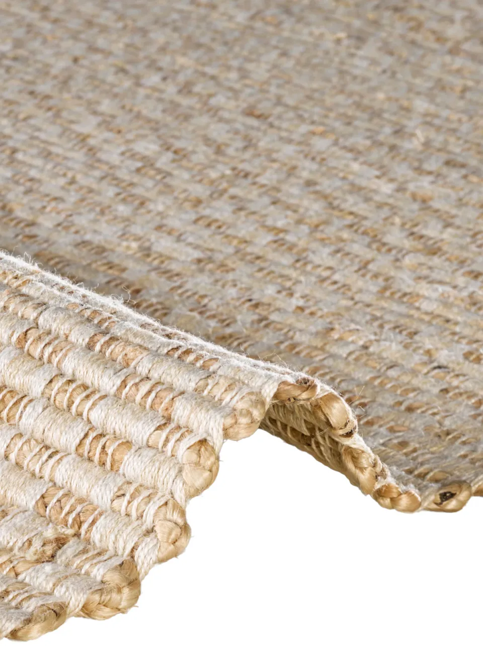 Tapijt jute naturel vlak geweven, foto 3